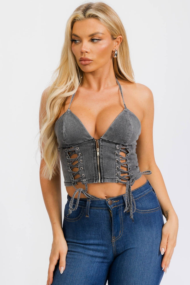 Back to Back Denim Top - Style Delivers