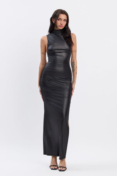 Phaedra P/U Maxi Dress Black - Style Delivers