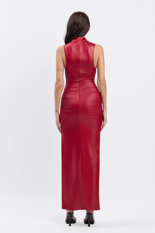 Phaedra P/U Maxi Dress Red - Style Delivers