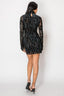 Night Drive Mesh Mock Neck Dress Black - Style Delivers