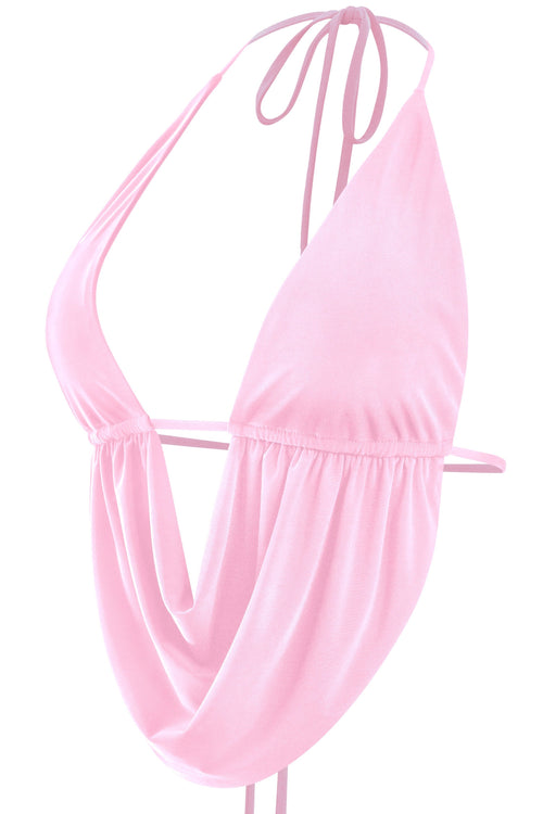 Sexy Af Halter Top Pink - Style Delivers