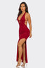 Antoinette Lace Maxi Dress Burgundy - Style Delivers