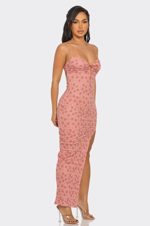 Fleur Maxi Dress Blush Pink - Style Delivers