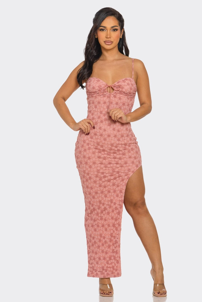 Fleur Maxi Dress Blush Pink - Style Delivers