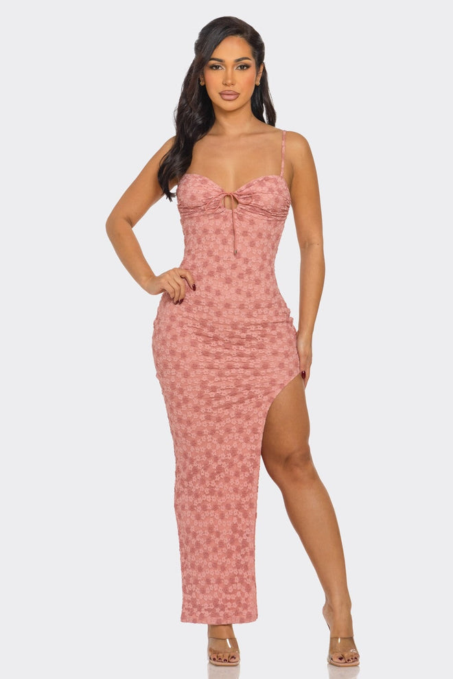 Fleur Maxi Dress Blush Pink - Style Delivers