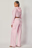 Wanna Be Terry Two Piece Set Pink - Style Delivers