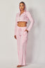 Wanna Be Terry Two Piece Set Pink - Style Delivers