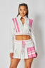 Agora Hills Two Piece Set White/Pink - Style Delivers