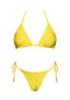 Yellow Plain String Bikini - Style Delivers