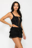 In da Mood Lace Two Piece Set Black - Style Delivers