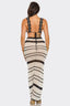 Del Mar Striped Crochet Set Black - Style Delivers