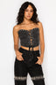 No Ordinary Girl Corset Top Black - Style Delivers