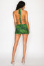 High Roller Mesh Mini Dress Green - Style Delivers