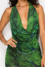 High Roller Mesh Mini Dress Green - Style Delivers