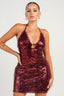 Shanina Sequin Mini Dress Dark Cherry Dresses Privy 