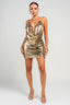 After Midnight Sequin Mini Dress Gold Dresses Privy 