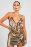 After Midnight Sequin Mini Dress Gold Dresses Privy 