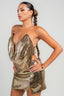 After Midnight Sequin Mini Dress Gold Dresses Privy 