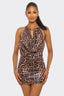 Hi Hunny Mini Dress Leopard *** - Style Delivers