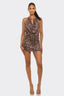 Hi Hunny Mini Dress Leopard *** - Style Delivers