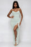 Garcelle Lace Maxi Dress LIght Blue Dresses Banjul 