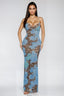 Wild Szn Leopard Mesh Maxi Dress Blue Dresses Banjul 