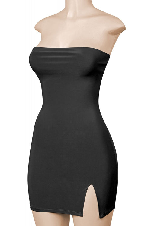 We Be Clubbin Strapless Mini Dress Black - Style Delivers