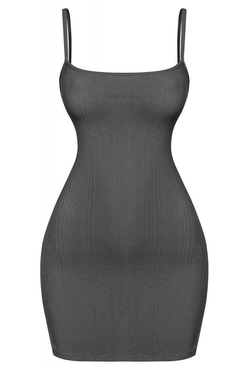 Evelyn Sleeveless Cami Mini Dress Black - Style Delivers