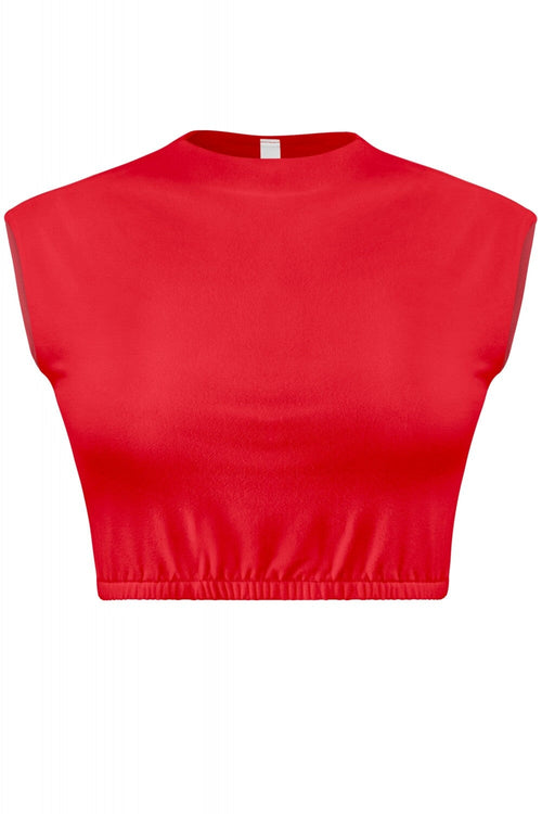 Bootafull Crop Top Red - Style Delivers