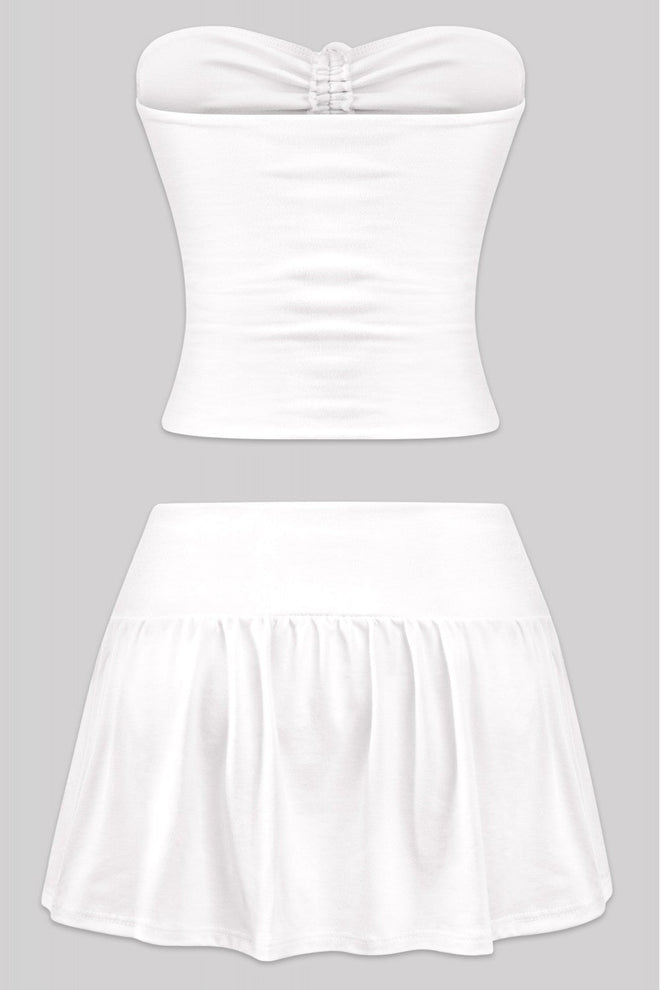 Play Date Two Piece Set White - Style Delivers