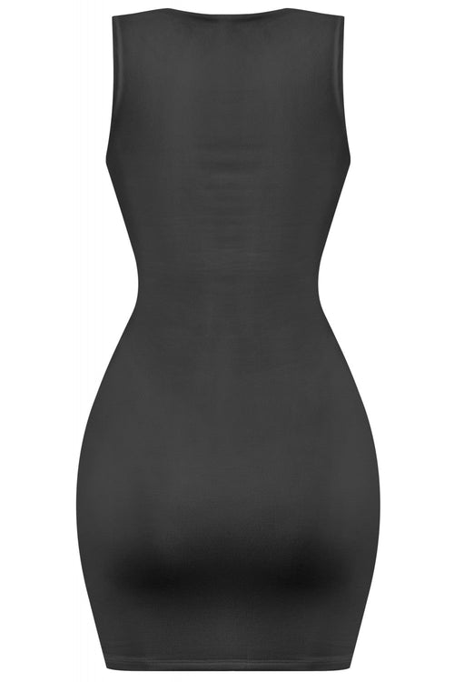 Ivonna Bow Tie Mini Dress  Black - Style Delivers