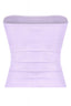 Savina Strapless Tube Top Lavender - Style Delivers