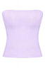 Savina Strapless Tube Top Lavender - Style Delivers