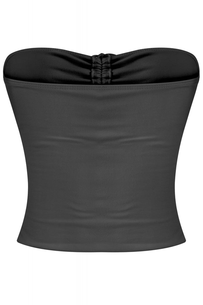 Catalana Strapless Tube Top Black - Style Delivers