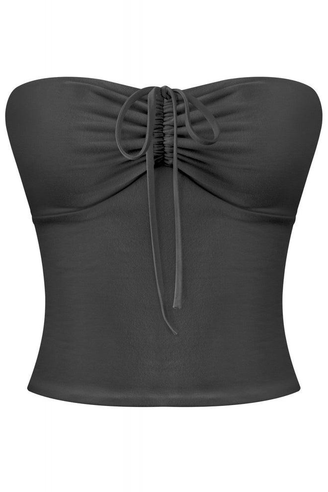 Catalana Strapless Tube Top Black - Style Delivers