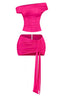 Cassandra Two Piece Set Fuschia - Style Delivers