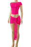 Cassandra Two Piece Set Fuschia - Style Delivers