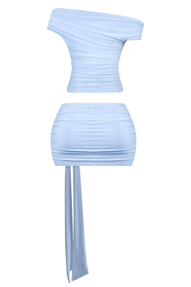 Alessandra Two Piece Set Light Blue - Style Delivers
