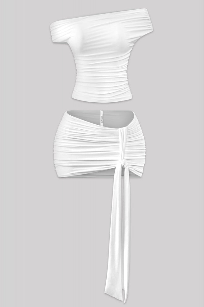 Alessandra Two Piece Set White - Style Delivers