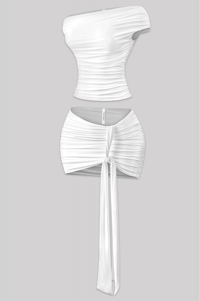 Alessandra Two Piece Set White - Style Delivers