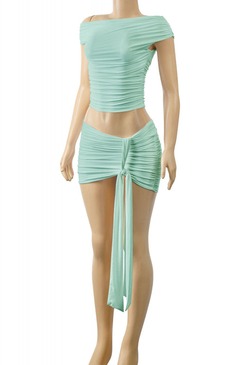 Alessandra Two Piece Set Sage - Style Delivers