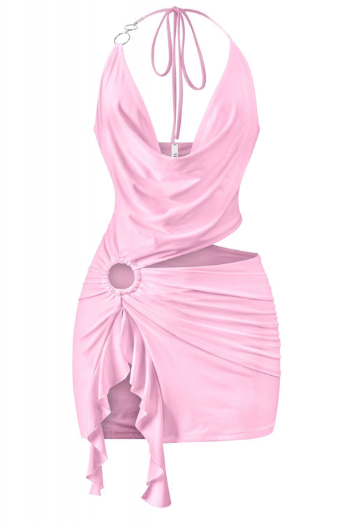 Sexy Lexi Mini Dress Light Pink - Style Delivers