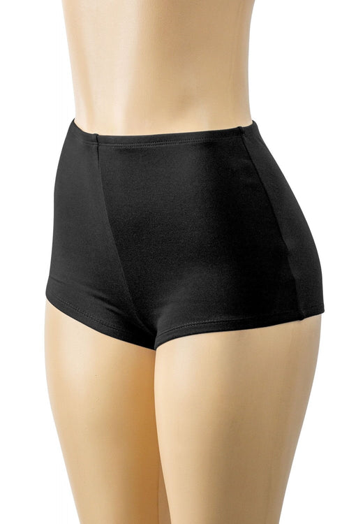 Hot Cakes High Waisted Micro Shorts Black - Style Delivers