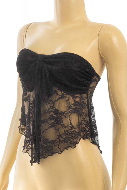 Chantal Lace Top Black - Style Delivers