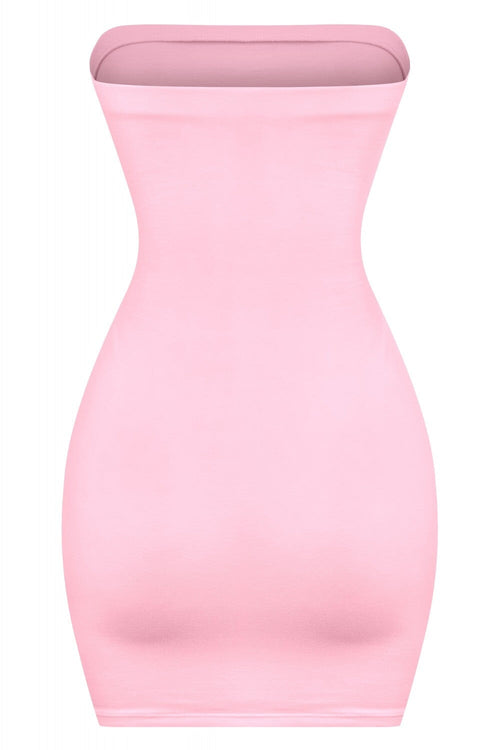 Like a Dove Strapless Mini Dress Pink - Style Delivers