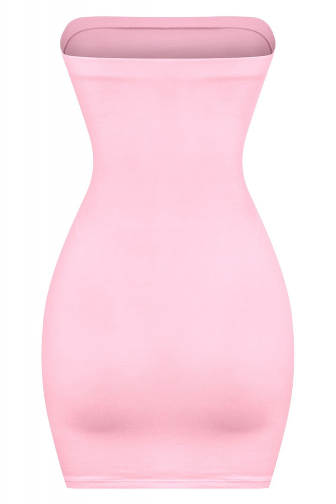 Like a Dove Strapless Mini Dress Pink - Style Delivers