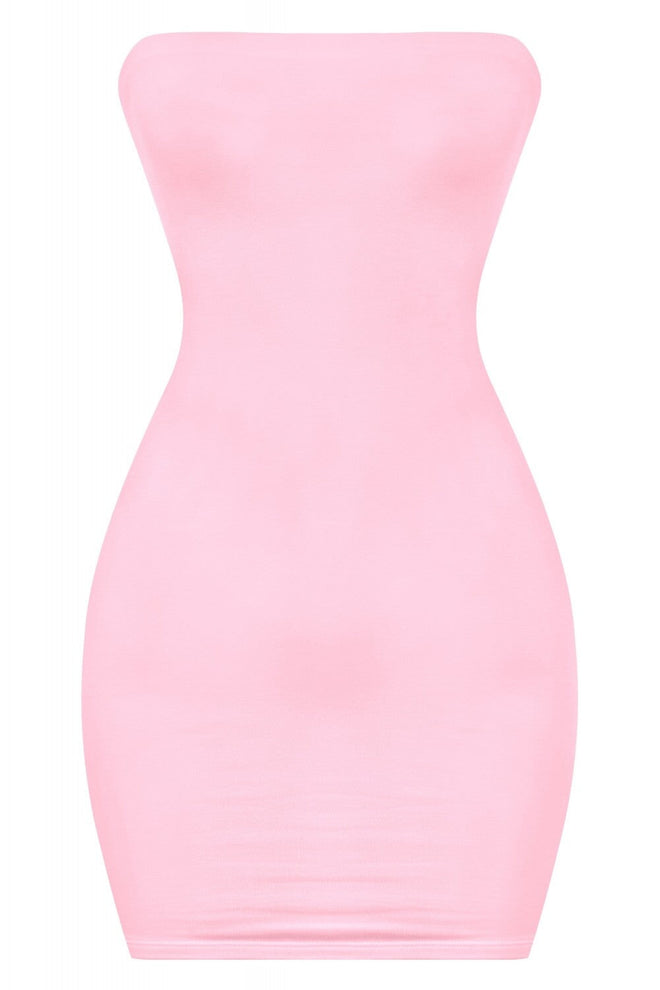 Like a Dove Strapless Mini Dress Pink - Style Delivers