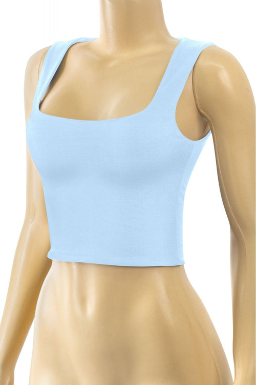 Teena Sleeveless Top Baby Blue - Style Delivers