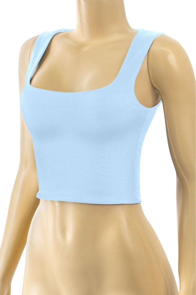 Teena Sleeveless Top Baby Blue - Style Delivers