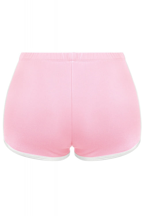 Dolphin Micro Shorts Baby Pink - Style Delivers